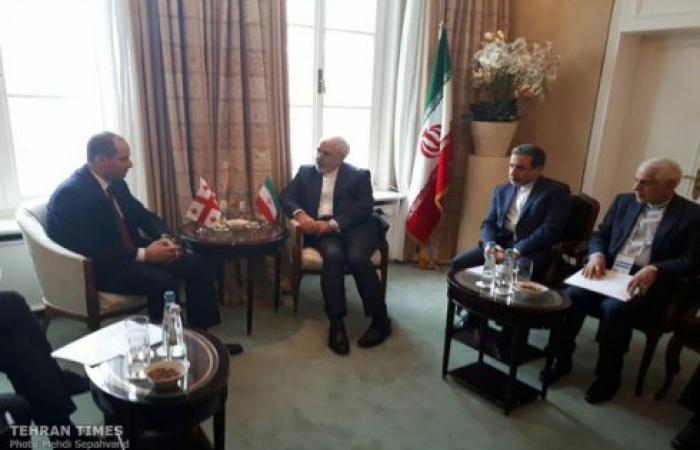 Iranian and Georgian foreign ministers hold talks in Munich