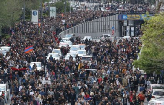 В Ереване продолжаются акции протеста