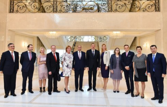 Azerbaijan president receives delegation from the European Parliament