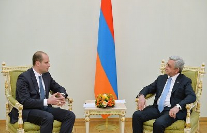 Serzh Sargsyan says that Armenia's relations with Georgia "are precious"