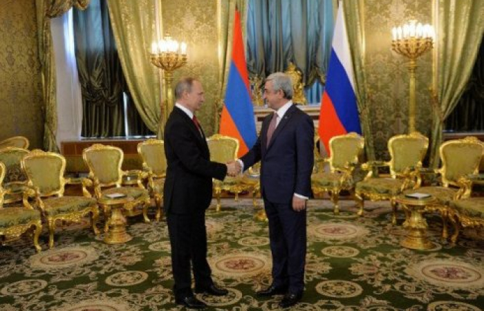 В Кремле состоялась встреча Путина и Саргсяна