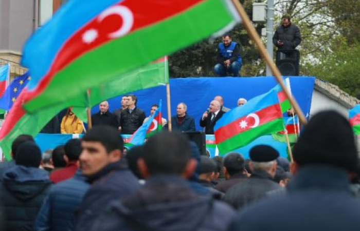 In Baku, opposition calls for cancellation of election results