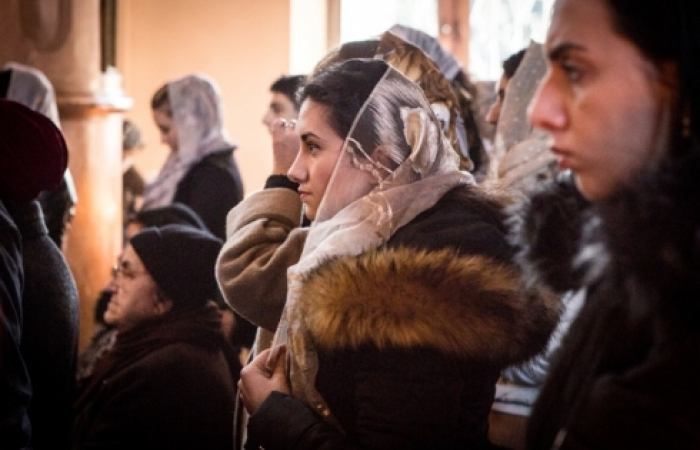 Tbilisi Armenians Pray for Gyumri Victims