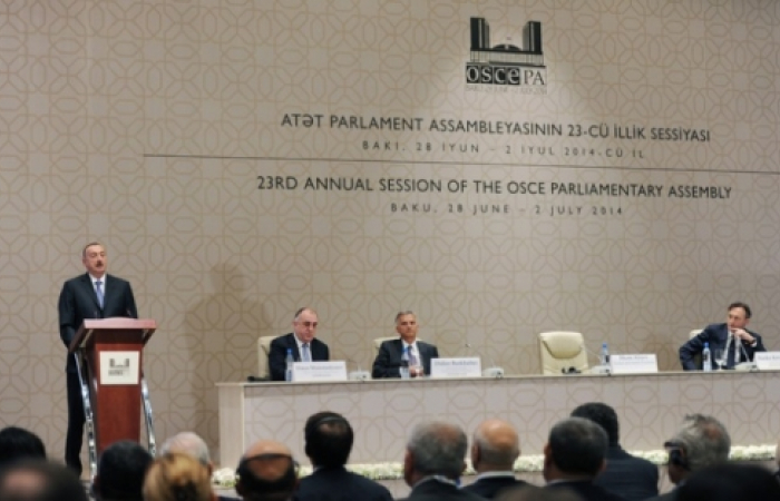 Baku's twilight zone. The OSCE PA meeting in Azerbaijan opens up space for internal debate.