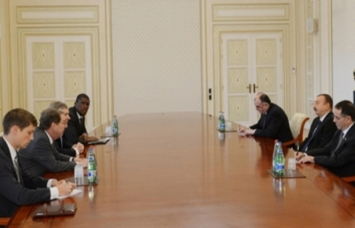 US Minsk Group co-Chair meets Azerbaijani leader. Warlick described the meeting as "encouraging and productive".