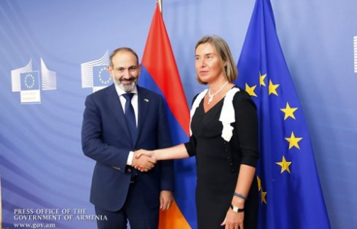 Pashinyan and Morgherini highlighted the good progress in EU-Armenia bilateral relations