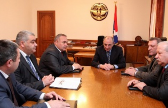 BAKO SAHAKYAN MEETS HEADS OF POWER STRUCTURES