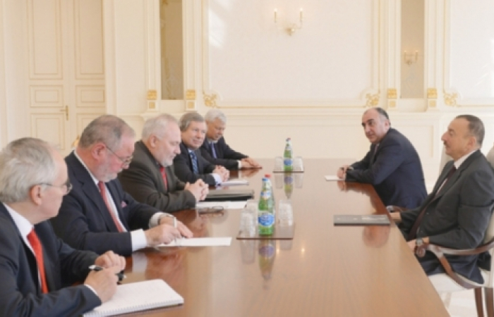 Minsk Group diplomats meet Aliev.