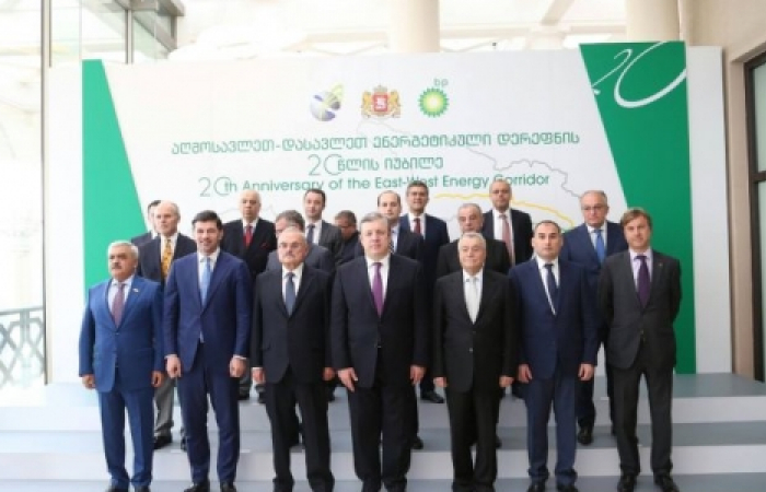 Azerbaijani, Georgian PMs mark 20 years of East-West energy corridor