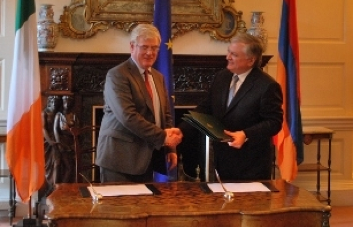 15 July: Armenian Foreign Minister Edward Nalbandian has met Irish Officials in Dublin as Ireland prepares to take over the Chairmanship of the OSCE in 2012 (agencies)