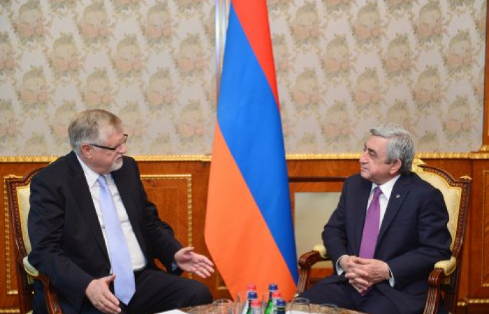 EU envoy discusses Karabakh with Armenian President