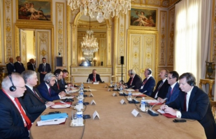 Armenian and Azerbaijani Presidents meet in Paris
