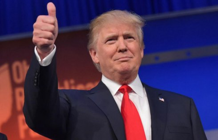 Donald Trump is elected President of the United States of America