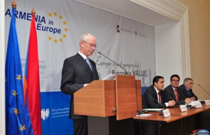 Van Rompuy to Armenian NGOs "We rely on you and we look to you for support."