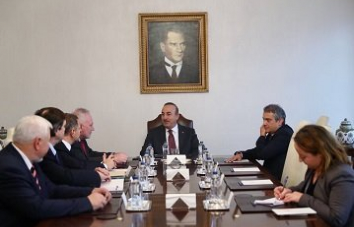 Глава МИД Турции провел встречу с cопредседателями Минской группы