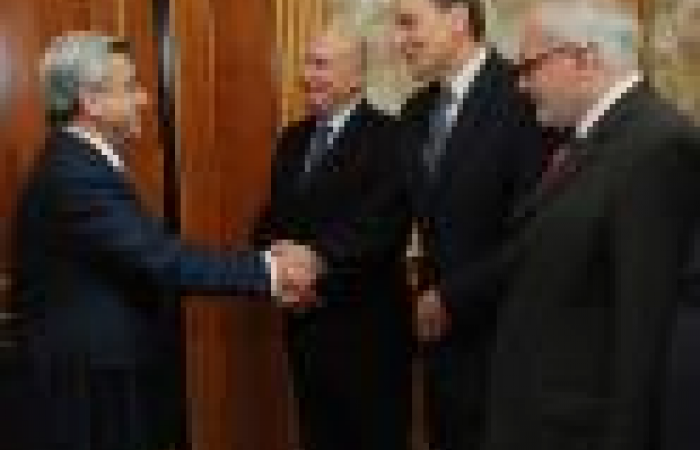 Президент Армении встретился с сопредседателями Минской группы ОБСЕ в начале их визита в регион