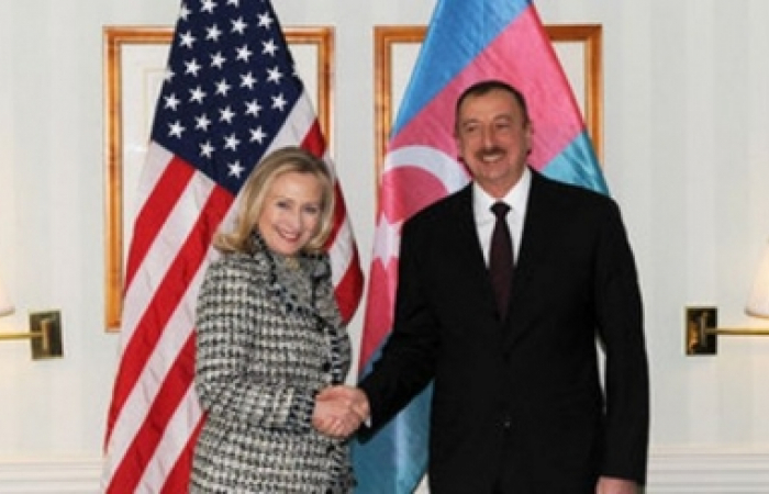 Clinton in meetings with Aliev, Nalbandian in Munich. US will continue working with Armenia and Azerbaijan to help them reach an agreement on Karabakh.