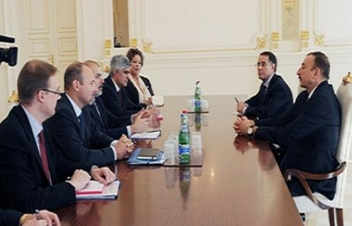 Aliev and Lefort meet to discuss Karabakh