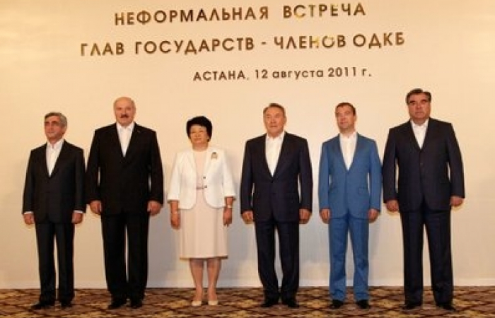 13 Aug: A CSTO summit opened in Astana.The Presidents of Armenia, Belarus, Kazakhstan, Kyrgistan, Russia and Tadjikistan are attending
