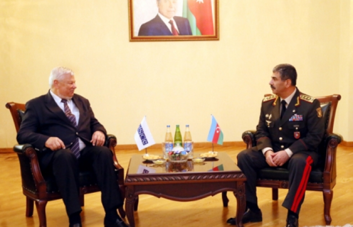 OSCE Envoy meets Azerbaijani Defence Minister