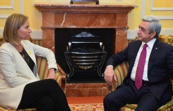 Sargsyan and Mogherini meet in Vienna