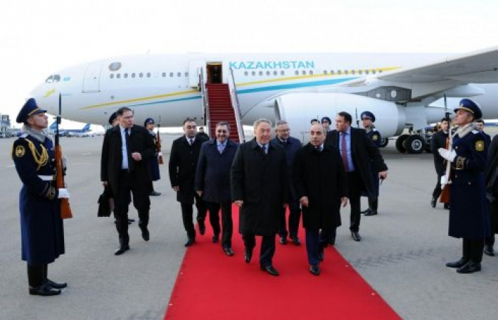 President of Kazakhstan starts official visit to Azerbaijan