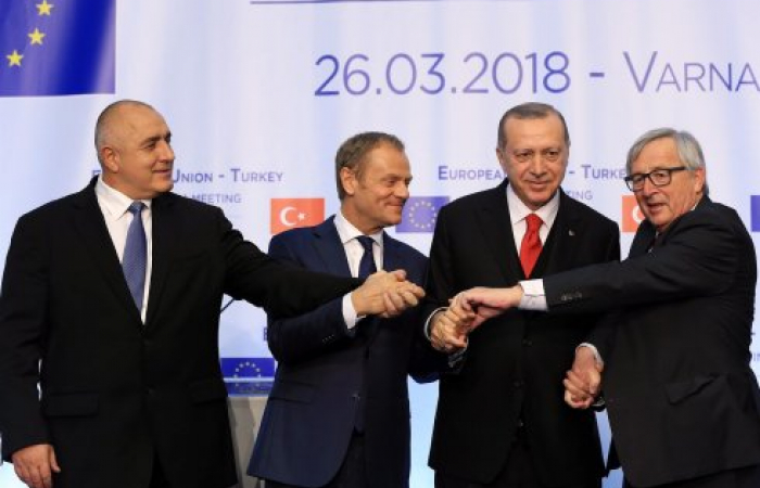 Turkey and EU focus on the positive at Varna summit