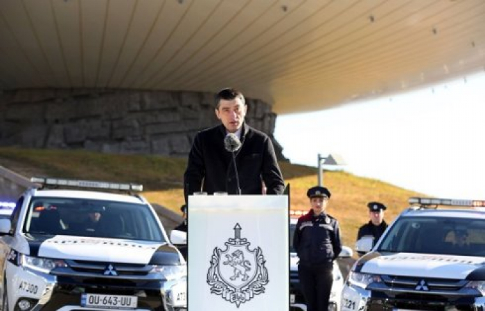МВД Грузии получило в дар от правительства Японии 96 гибридных автомобилей