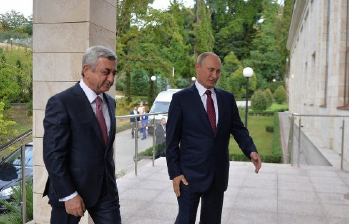 В Сочи проходит встреча Владимира Путина с Сержем Саргсяном (Обновлено 1)