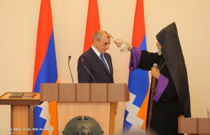 Bako Sahakyan inaugurated as de facto president of Karabakh for a third term