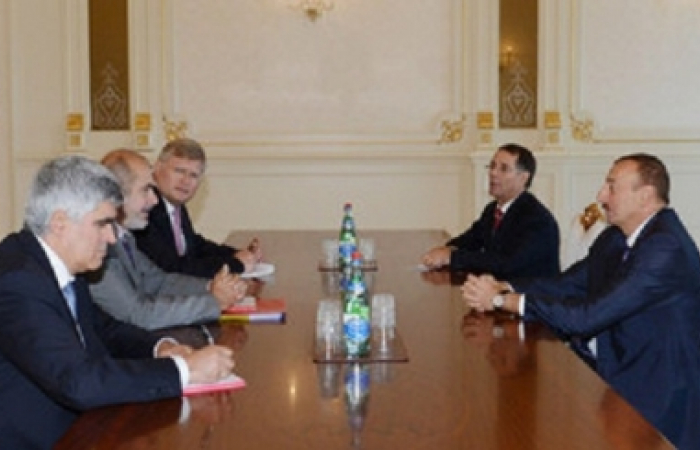 Azerbaijani president and EU Special Representative exchanged views "on ways of resolving the conflict".