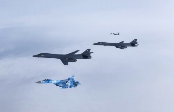 B-1s integrate with Ukrainian and Turkish aircraft for first time in missions over Black Sea