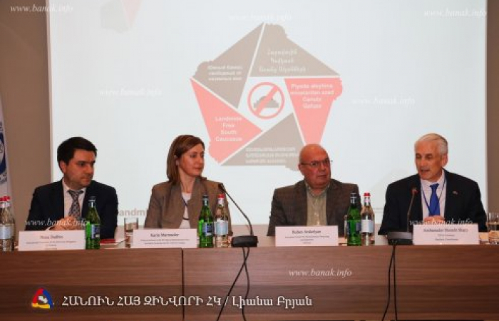 Yerevan event highlights humanitarian aspects of demining work