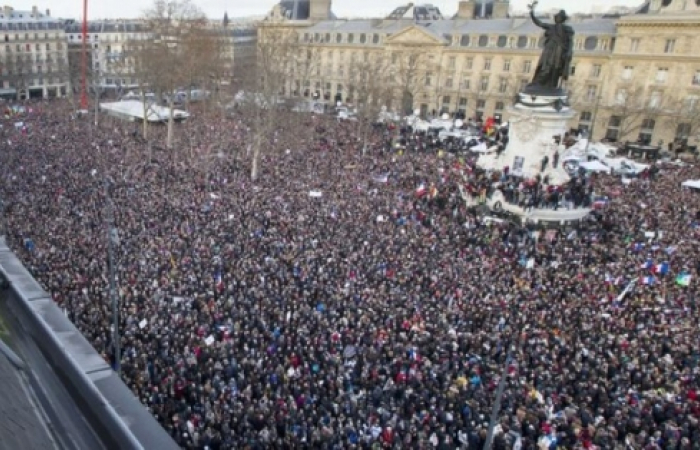 2 million rally in Paris as the world joins France in condemning terrorism.