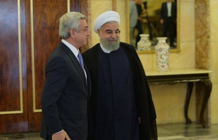 Armenian and Iranian Presidents meet in Tehran